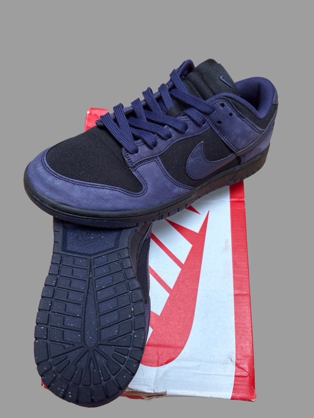 Men's Nike Dunk Purple Ink size 8 pre owned with box . Very good pre owned - Picture 2 of 7